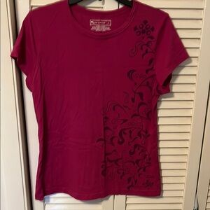 Women's Pink Graphic Top